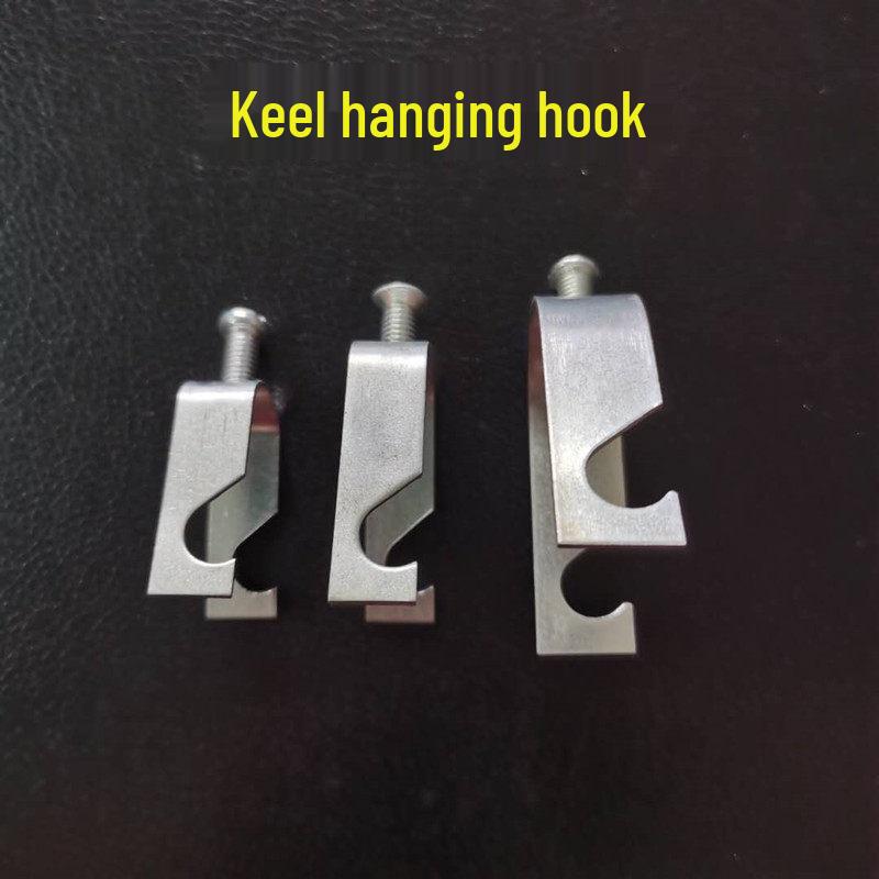 

Galvanized Pipe Clip Connector with Threaded Rod Hook - Iron Clamp for Hanging Brackets (Sizes: 20, 25, 32) Φ20-1 package of 100 pieces