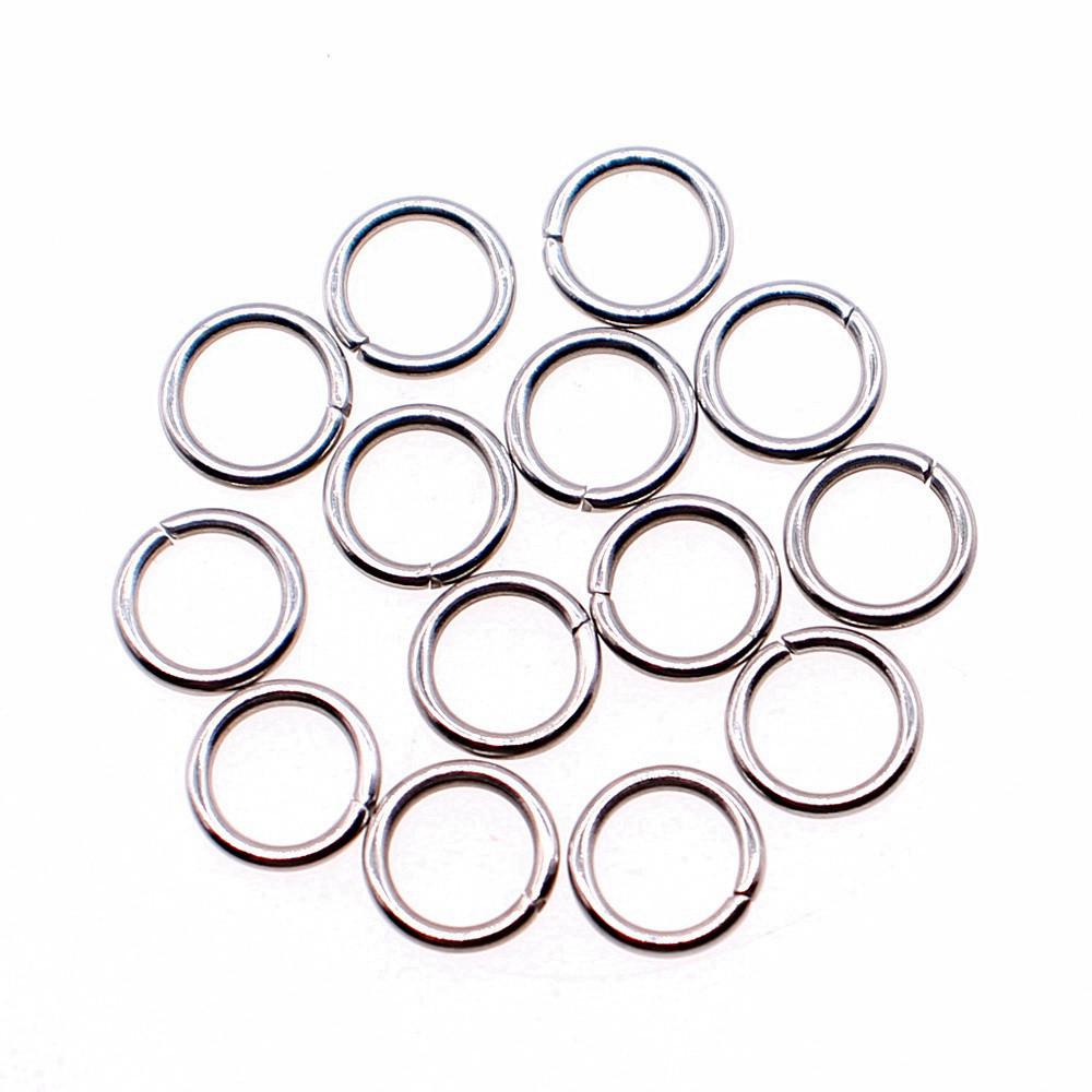 Stainless Steel Closed Rings Split Rings Bulk Connectors For DIY Projects