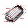 Pair Chrome Front Center Kidney Hood Grille Grill For BMW E46 Saloon 4 Doors 3 Series 1998-2002 320i 325Xi 330Xi Kidney Grill