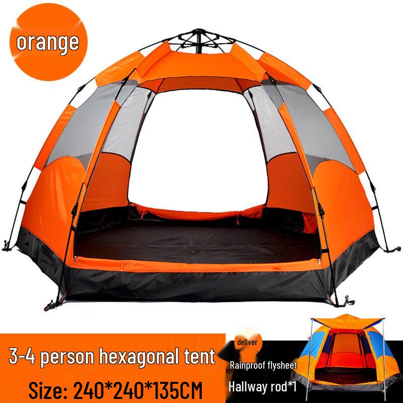 OEING Outdoor Hexagonal Automatic Camping Tent