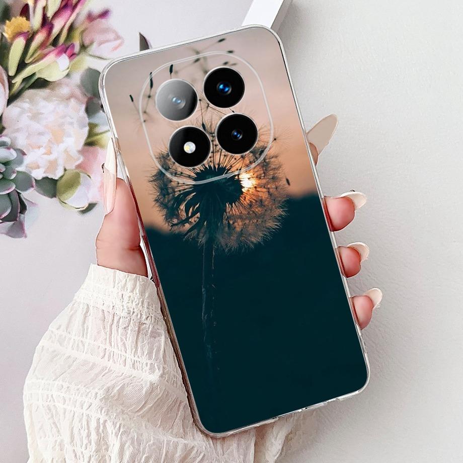 Soft Liquid Silicone Back Cover For Xiaomi Redmi Note 14 Pro Plus Phone Case Marble Gothic Style Bumper For Redmi Note 14 4G 5G