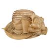 Breathable Ladies Fascinator Hat Wide Brim Foldable Sun Cap Bowknot Design French Style Bucket Hats Photography Accessory