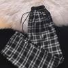 Men's 2022 Spring Loose Plaid Sweatpants – Street Vibe, All-Match, Straight-Fit.