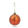 24TE 6 Pcs 6cm Christmas Sports Ball Ornaments Xmas Tree Decorations Hanging Pendants