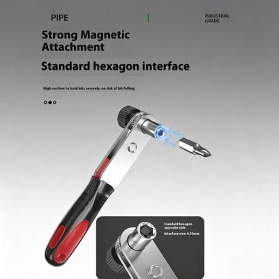 Bidirectional Ratchet Socket Wrench Spanner Set High Carbon Steel Compact Multipurpose Tool Kit Fit For Home Auto Repair