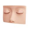 Lash Mannequin Head Removable Silicone Replacement Eyelash Mannequin Head for Training