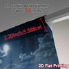 2pcs   2D FLAT PRINTING Curtains (Without Rod) Moonlit Ocean Modern Light Filtering Curtains Durable Polyester Curtains