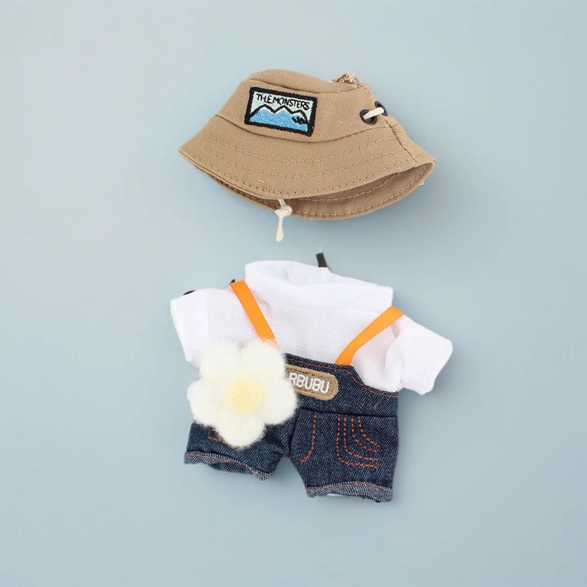Suitable for Labubu doll clothes, 17cm Labubu Xiaochunye doll dress-up clothes, first and third generation Dimo doll clothes Single baby outfit(with