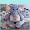 Children Elephant Plush Toy With Short Pile Velvet For Kids Room Decor