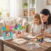 Flower Wooden Picture Frame Handmade Art Mother's Day Frame Photo Display Rack  Mother's Day Gift