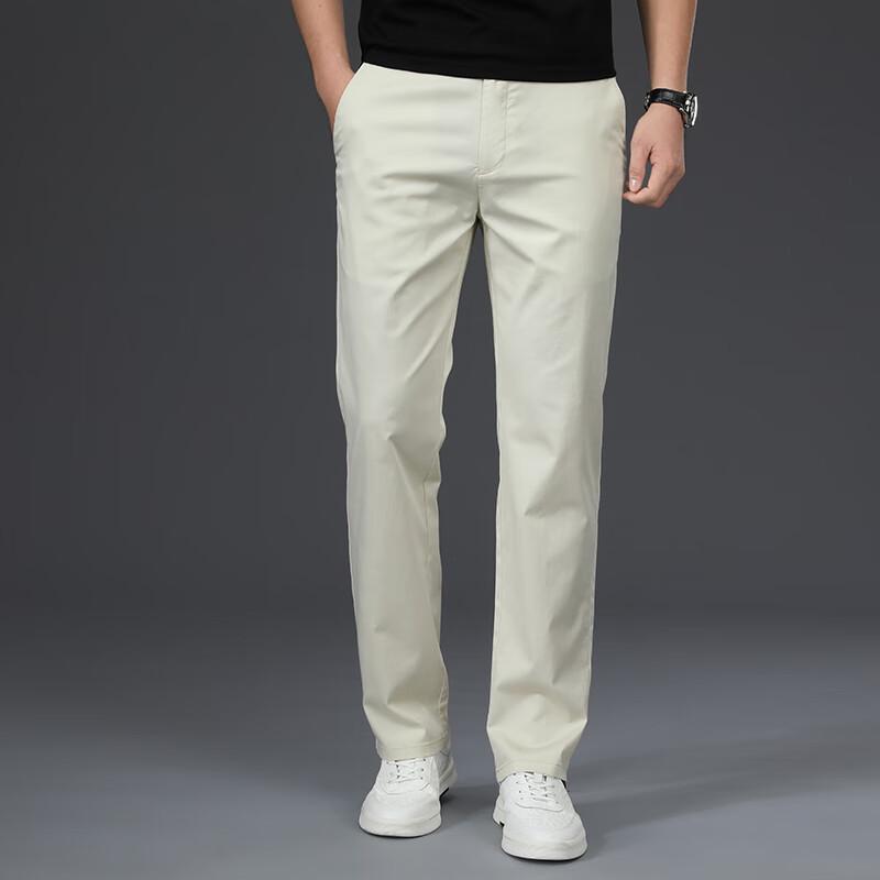 

FMMY2101 Men s Slim-Fit Straight-Leg Casual Pants 38