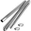 Stainless Steel Exhaust Pipe 24.5mm Inner Diameter Exhaust Extension Tube for Air Diesel Parking Heater Fit to 24mm Thru Hull