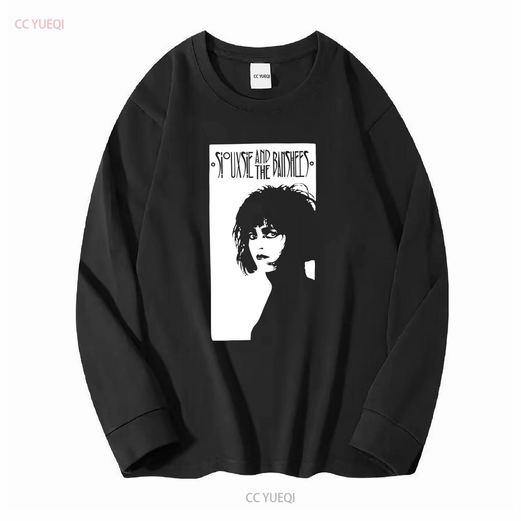 Siouxsie and Banshees T shirt long or short sleeves vintage Washed homme designer clothes Soft Stylish Top For Everyday Wear