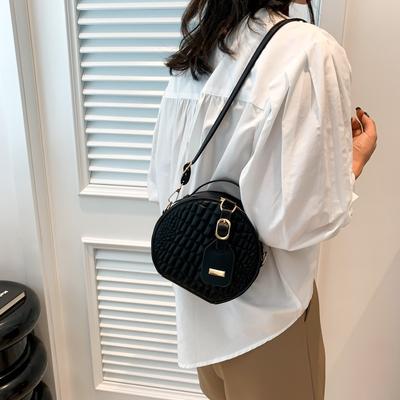 Popular Small Round Bag Women's Summer New Bag Women's Niche Trend Shoulder Bag Casual Portable Messenger Bag