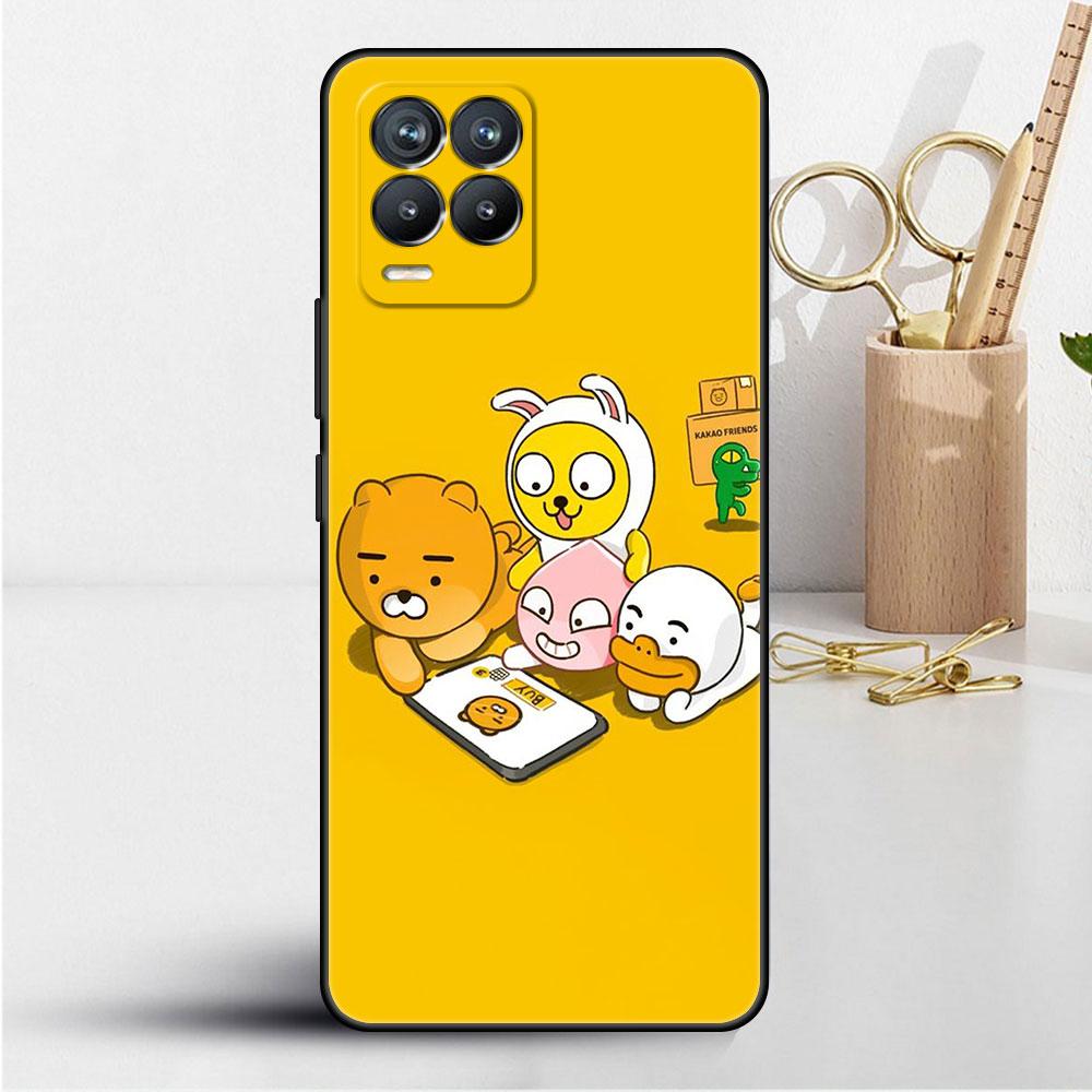 Kakao Friends Hülle für Realme 8 C21y GT Neo 2 3 8i C21 7 C11 6 C12 C35 C3 GT 9 Pro C12 Master Funda Telefonabdeckung