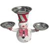 New Christmas Santa Claus Tray Snowman Snack Stand Exquisitely Crafted Snowman Model Holiday Decoration