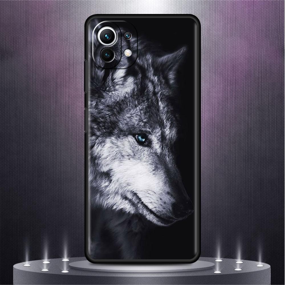 Wolf Tier Cool Tiger Hülle Für Xiaomi Mi Poco X3 X4 NFC M3 Mi 11 11T 10 T 9T 12 9 10T Lite Silikon Rückseite Handyhülle