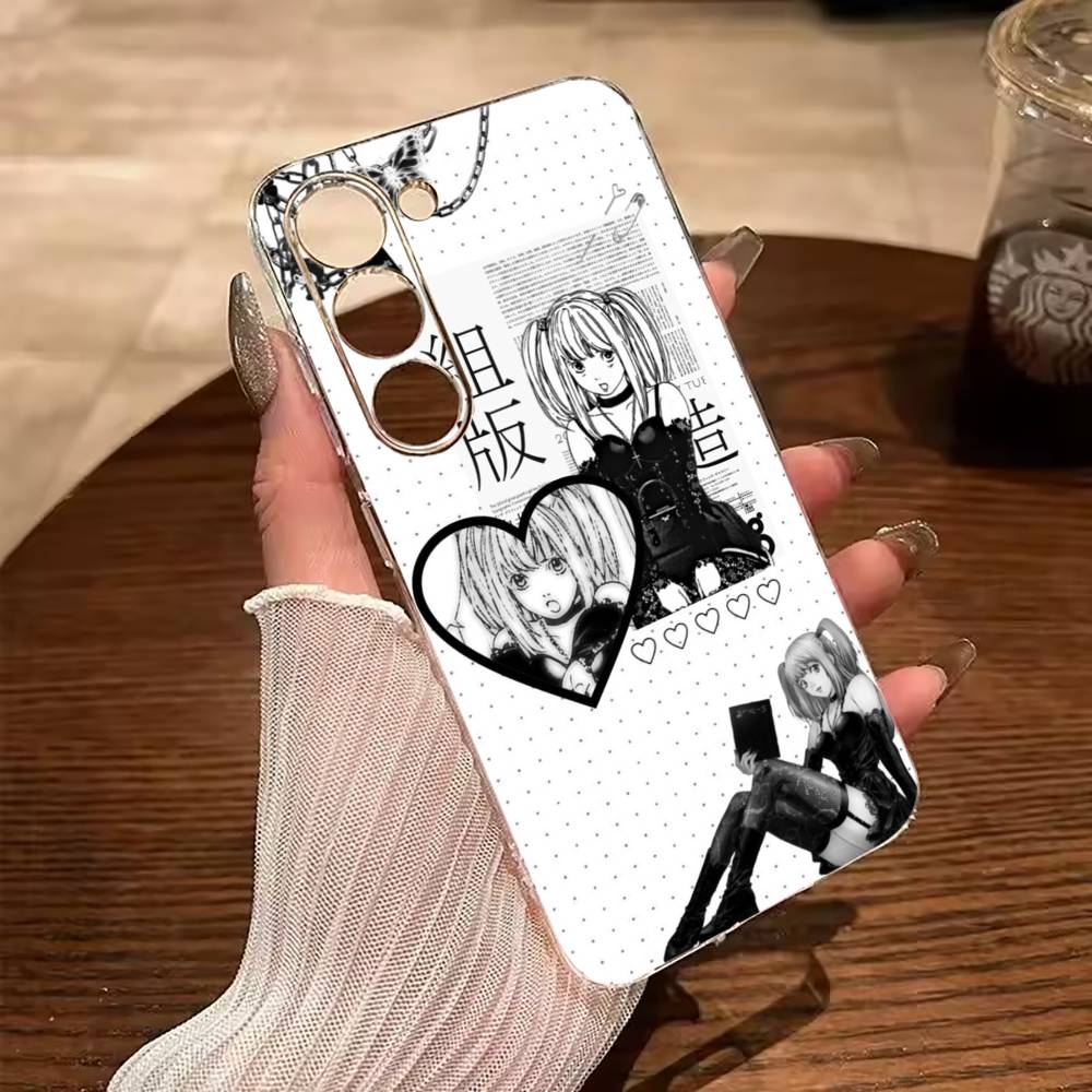 M-Misa- Death Note Phone Case For Samsung Galaxy A71,A70,A52,A51,A40,A30 Transparent Cover