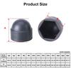 Upgrades Hexagonal Bolt Caps Cover Plastic Screw Head Protectors Set Portable Hexagon Head Protections Set for Bolts