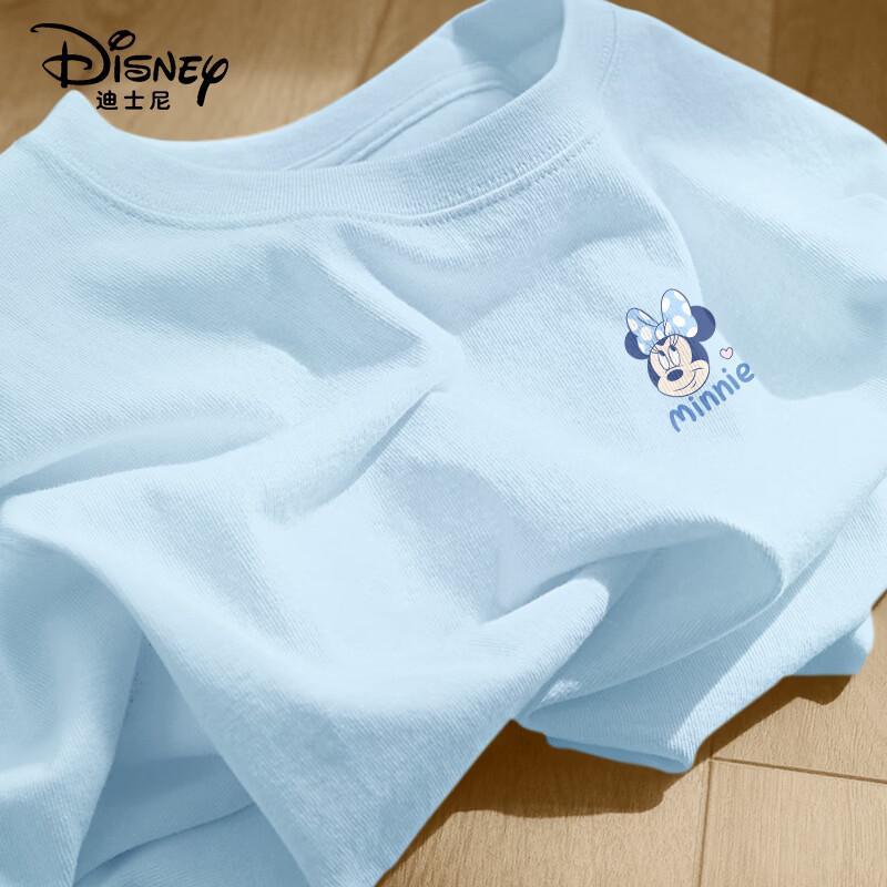 Disney Girls  2026 Summer Pure Cotton Short-Sleeve T-Shirt 120