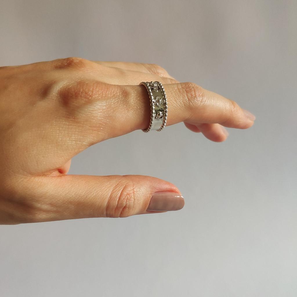 Inel de argint cu zirconiu cubic (2128502) 6,1 gr. 925 de mostre