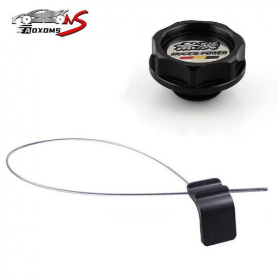 Black Oil Filler Cap Cover + Oil Dipstick For Honda Civic Accura K20 K Series