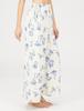 Gelato Pique Lisianthus Floral Print Long Pants PWCP225316 BLU F Women's