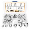 66pcs Hex Nuts M4 M5 M6 M8 M10 M12, Metric 304 Stainless Steel 6 Sizes, Coarse Thread Hex Nuts