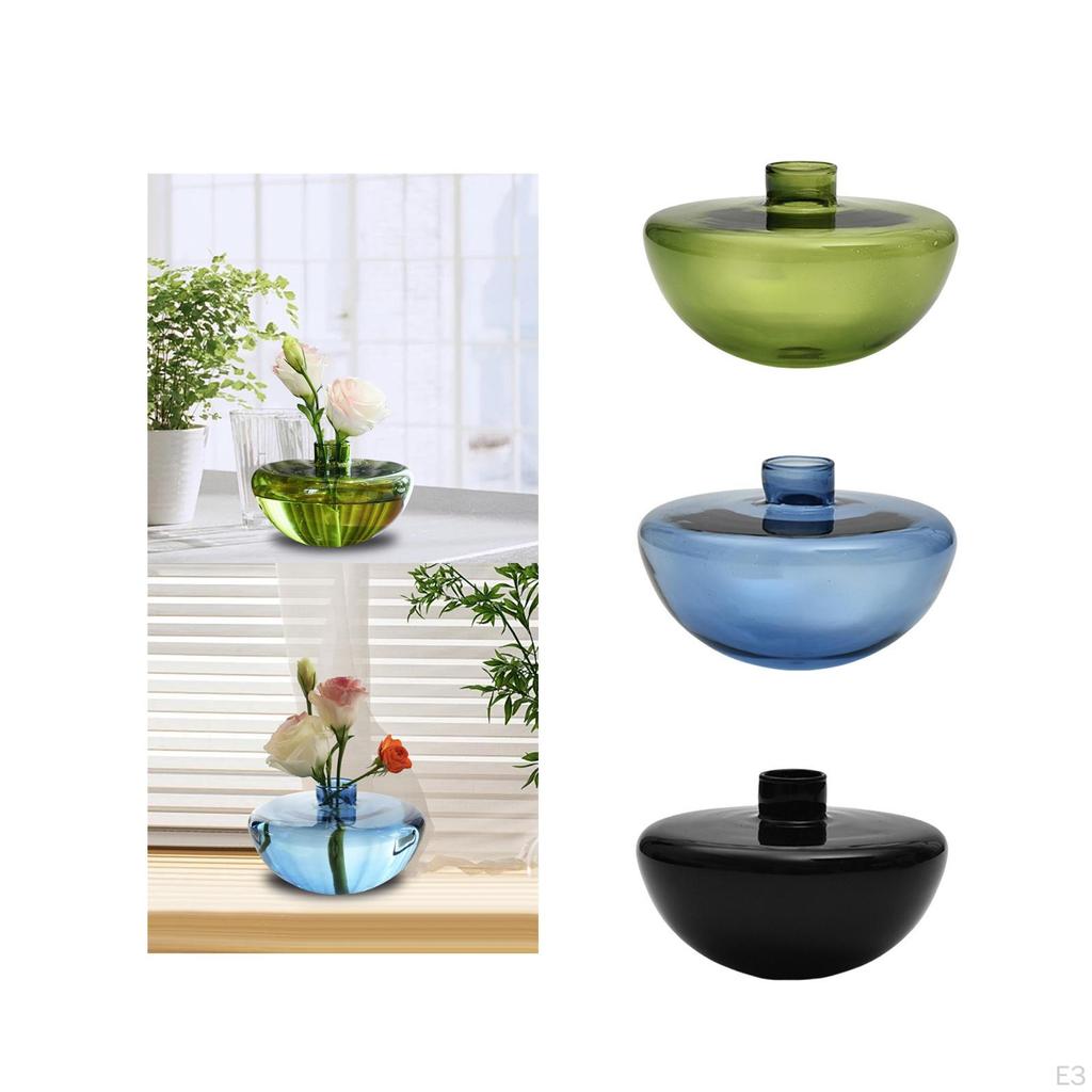 Blumenbehälter Hydroponische Glasvase für Badezimmer- und Schlafzimmerdekor