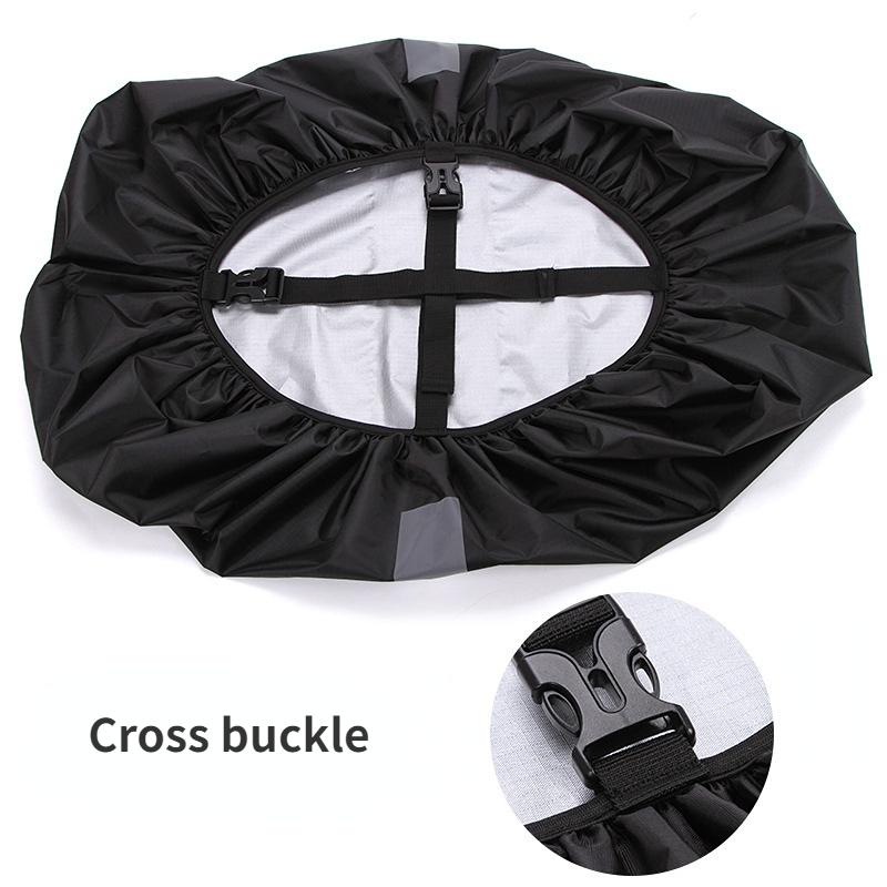Waterproof Backpack Rain Cover Outdoor Hiking Climbing Bag Cover Cross Buckle Waterproof Rain Cover for Backpack