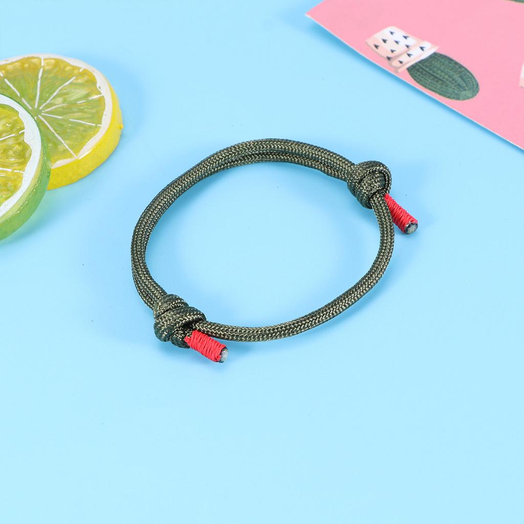 1Pcs Adjustable Braided Paracord Bracelet Premium Woven Hand Chain Fashion Jewelry for Women Birthday Valentine Mother