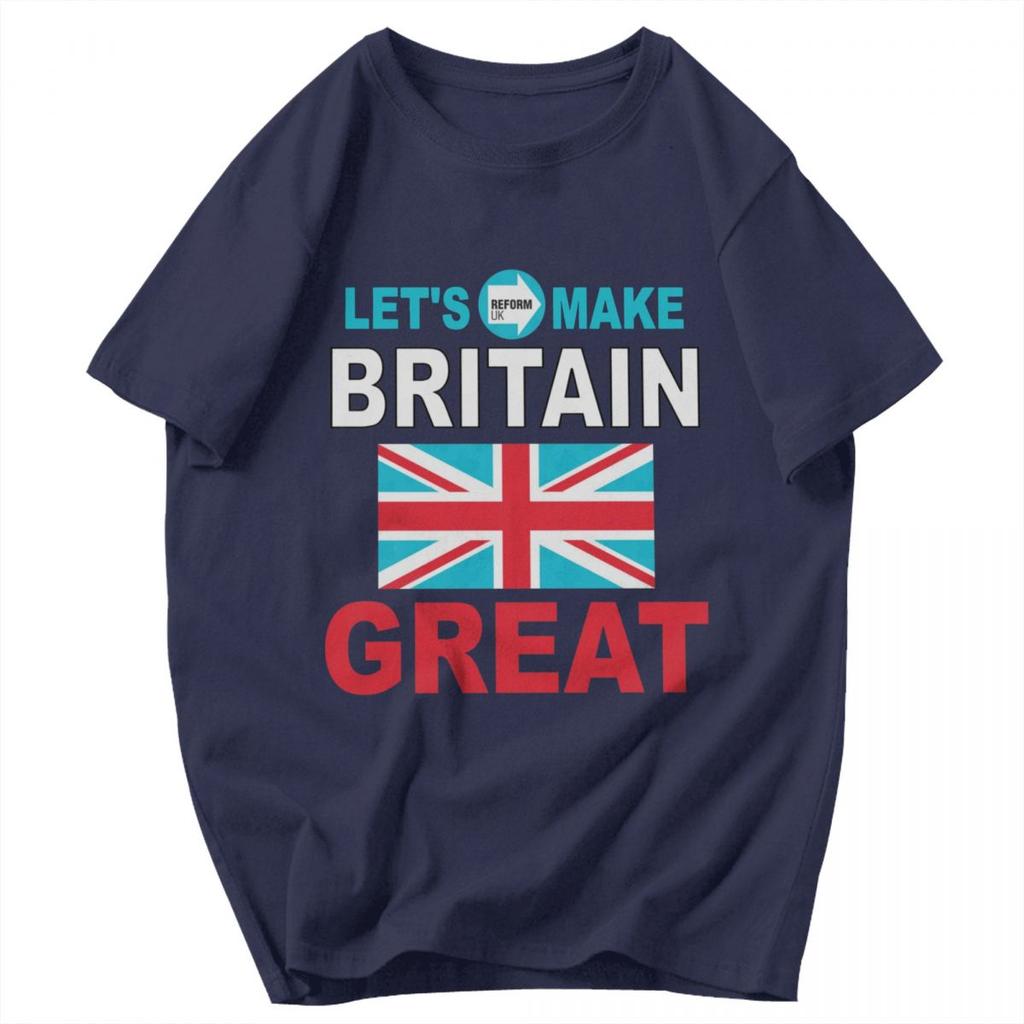 Men T Shirt Lets Make Britain GREAT Again UK Trending Pops Y2K Graphic Anime Unisex Clothes T Shirts