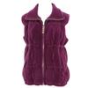 Middle-aged and Elderly Women's Clothing Autumn and Winter Mink Velvet Vest, Lapel Jacket