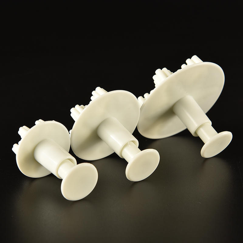 Praktisk Matkvalitets Plastmateriale Fin Snøkrystall Fondant Stempler