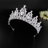 Noble Crystal Sparkling Diamond Bridal Tiara Alloy Crown Wedding Tiara  Hair Accessories  Banquet Evening Hair Tiara