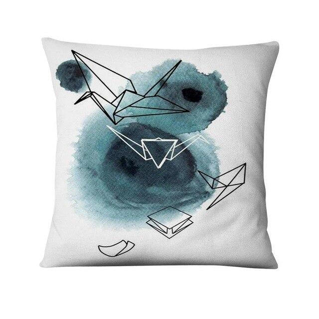 Aquarell Wald Druck Kissenbezug Kissenbezug Dekorativ Heimdeko Sofa Moda