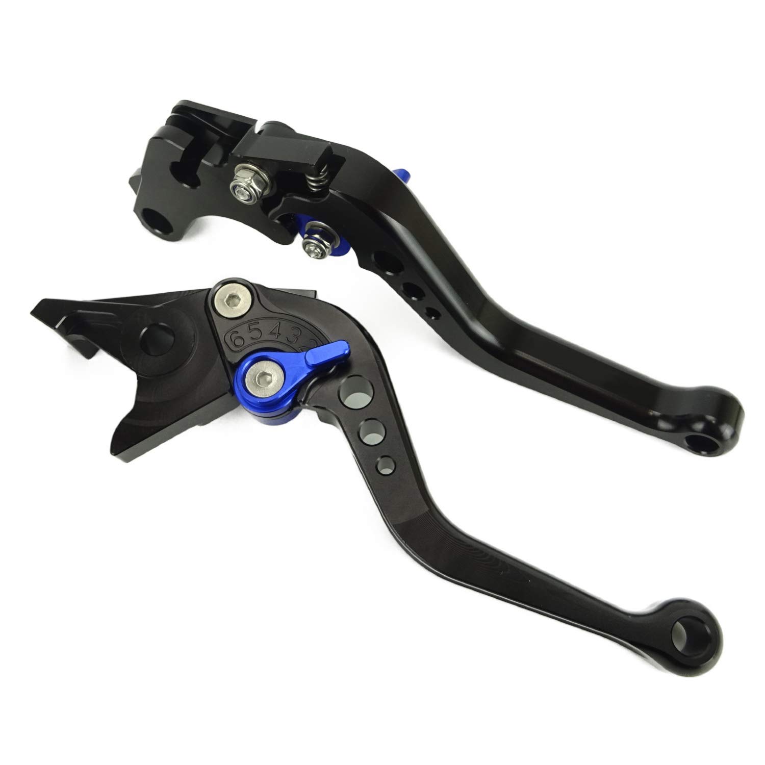 

HONDA Aluminum Short Brake Clutch Lever, 6 Levels Adjustment, Fits CB400SF, Rebble 250 / 500, NC700S/X, etc. H01 Black (Blue) чёрный