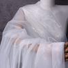 The thickened and encrypted soft light organza fabric can be used for wedding dresses evening gowns and designer clothing fabric
