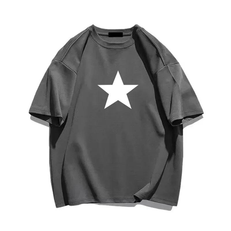 Korea Luxury Brand Cotton Printing Shirts 1977 Mens Womens Child Trend Streetwear Short Sleeve Fashion Crew Neck Shirt Boy Girl