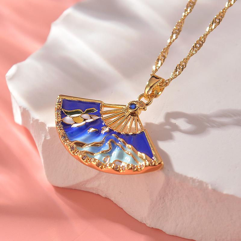 Genshin Impact Ayaka Cosplay Character Necklace Captivating Alloy Pendant For Couples