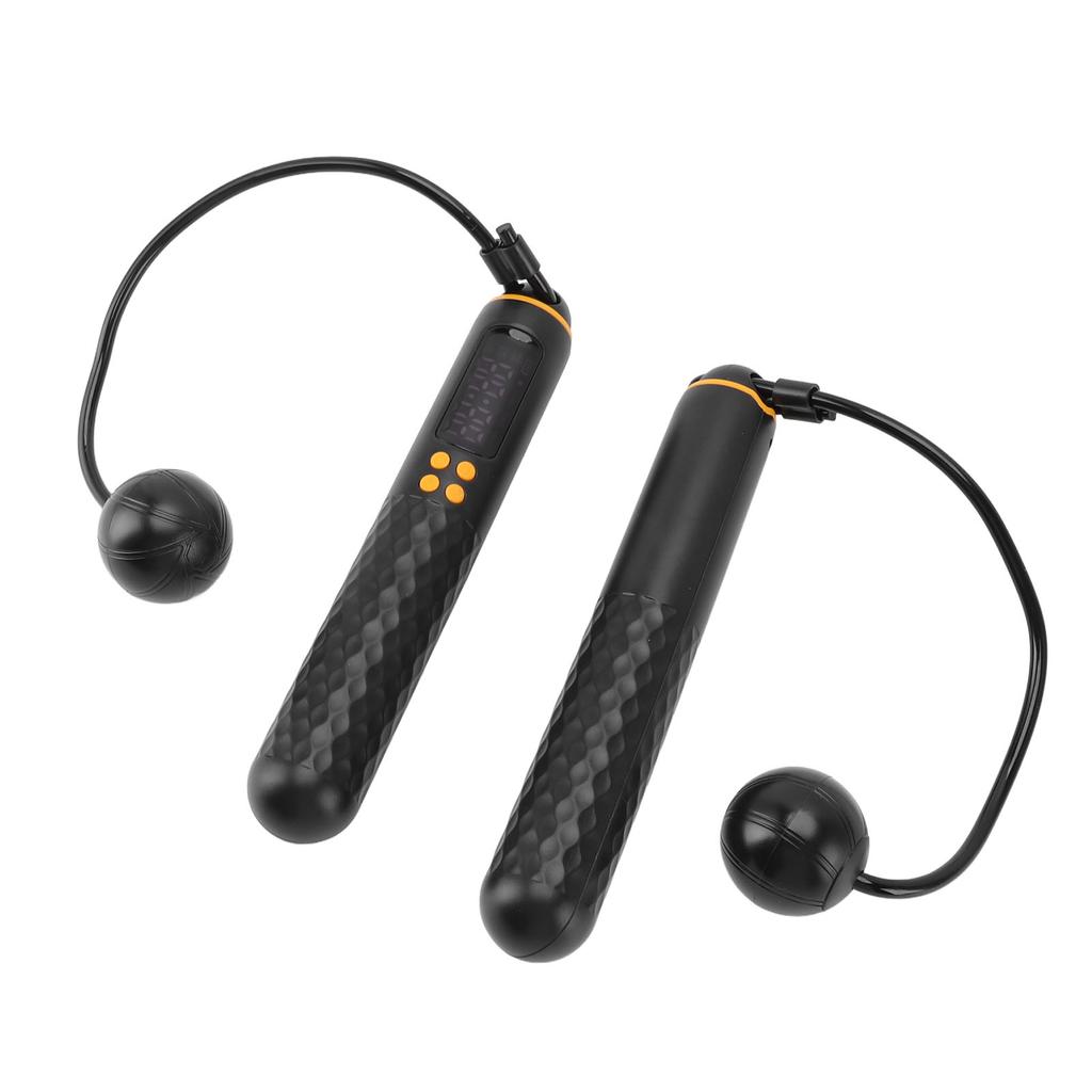 Jump Rope with Counter Weighted Jump Rope for Fitness Rechargeable Cordless Skipping Rope for Men Women Kids Fitness