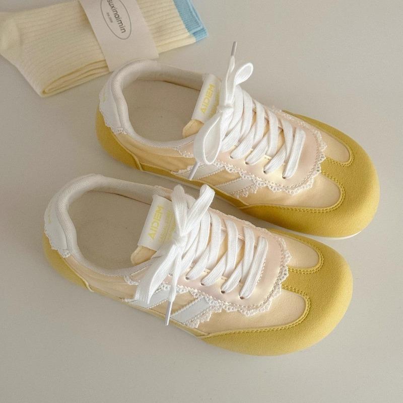 Ballet Puff Little White Shoes Women's Summer Thin Breathable New Niche Skirt Versatile Board Shoes