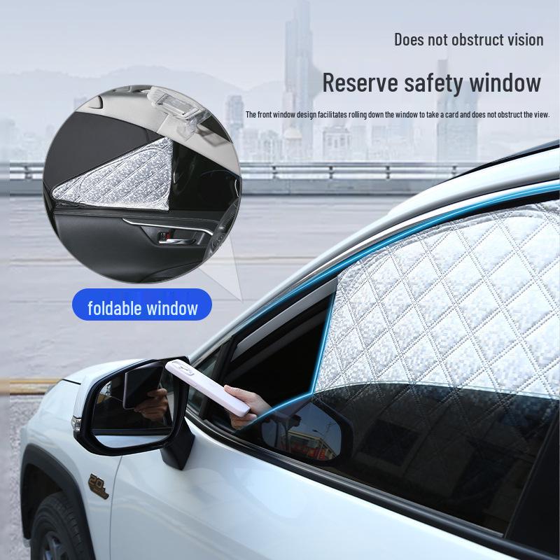 Thickened Car Sunshade Curtains: Full Coverage Privacy & Heat Insulation for Side Windows
