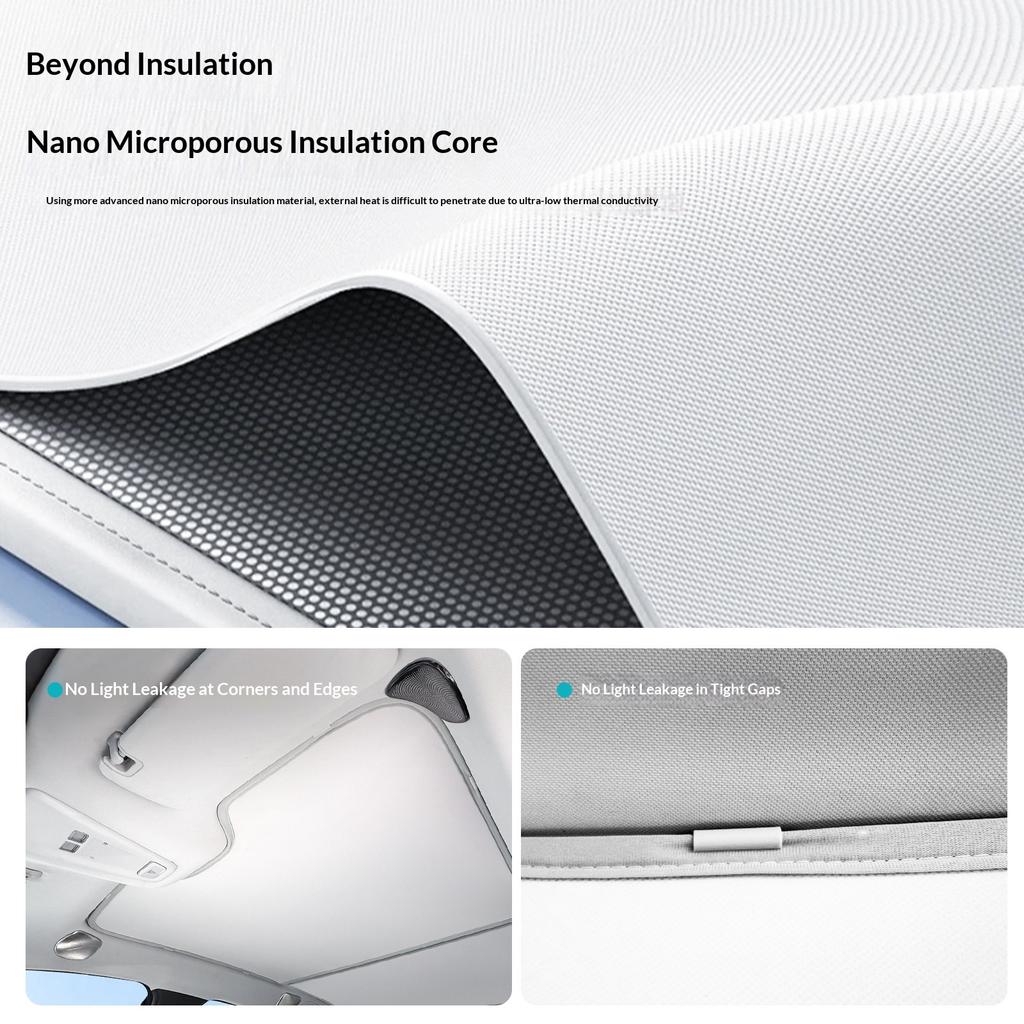 For Xpeng Mona L03 2026 Sunroof Sunshade Curtain Anti‑UV Sun Protection Shading Cover Modified Car Interior Accessories