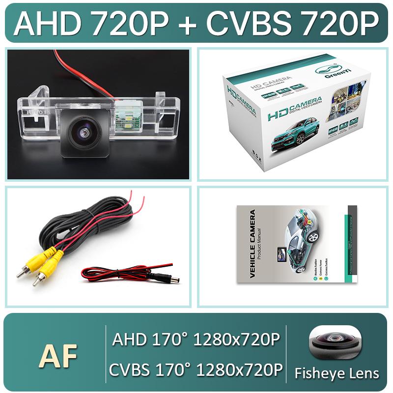 GreenYi HD AHD 1080P Fisheye Car Reverse Rear View Camera For Nissan Note/Tone E11 Geely Vision X6 Emgrand X7 X50 X60 Vehicle