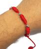 Dalia MYSTIC JEWELS Kabbalah Bracelet Seven Knots of Red Thread with Ball Uni Adjustable Eye Protection Metal – – – – – – Lucky, 6-9”,