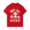 Men's 100% Cotton Crew Neck Short Sleeve T-Shirt, Funny Weightlifting Duck Don't Fart Graphic Casual Workout Humor Tee for Gym Sports Daily Wear