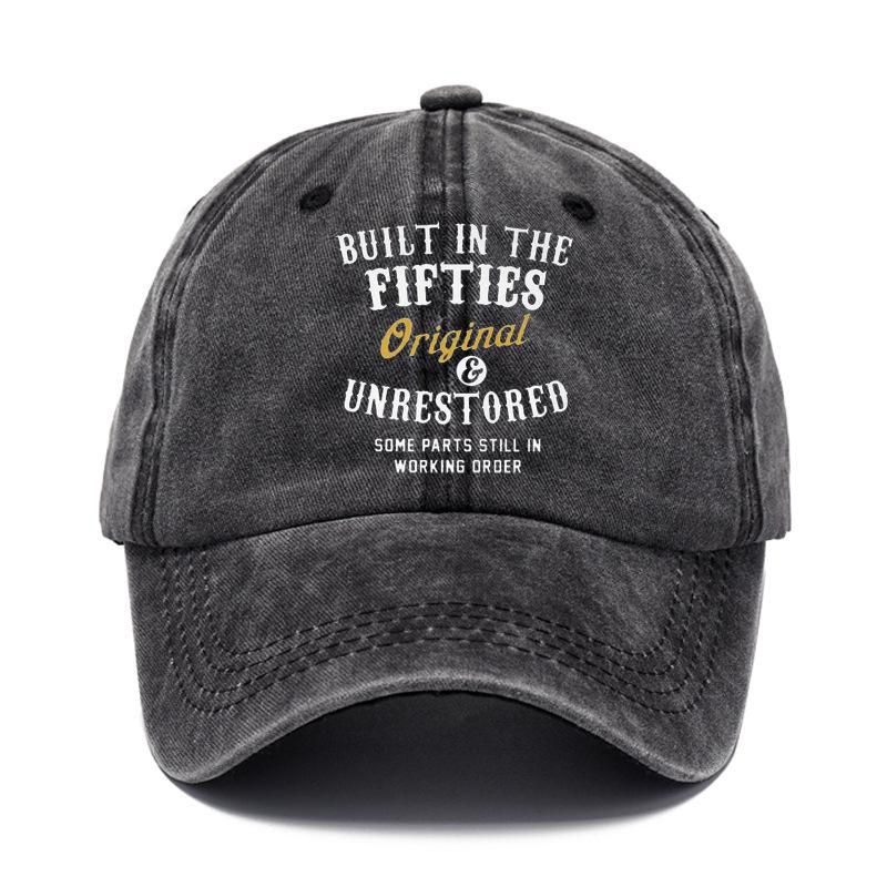 Unisex Baseballkappe Sommer Frühling Sonnenhut Vintage Mode Baseballkappe für Männer Frauen Klassisch Verstellbar Papa Truckerhut