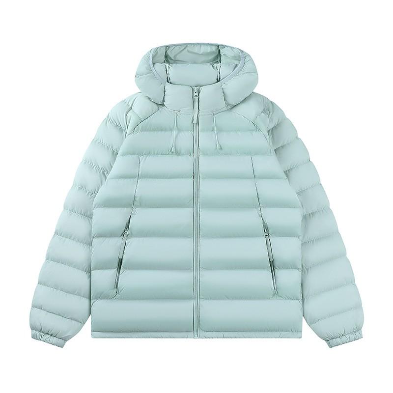 Unisex Winter Puffer Coat Hooded Slim Fit Thick Cotton Jacket Couples