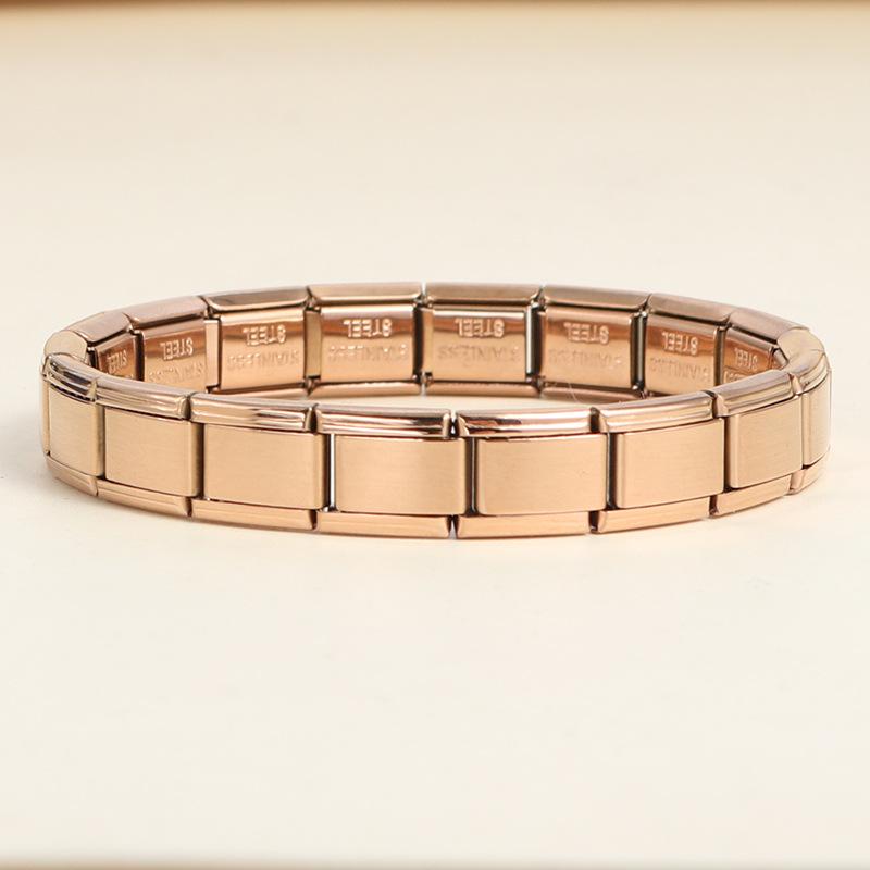 European Italian Style Modular Bracelet for Men and Women - Fashionable and Creative Accessory